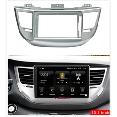 Mặt dưỡng mặt nạ lắp màn hình 9 inch  Huyndai Tucson 2014 -2018 Kèm rắc nguồn
