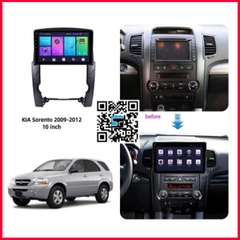 Mặt dưỡng Kia Sorento 2009-2013 lắp màn hình dvd android 10 inch