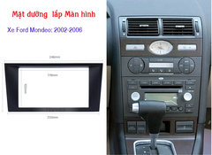 Mặt dưỡng màn hình Ford Mondeo 2002-2006  lắp màn hình dvd android  9 inch