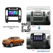 Mặt dưỡng Nissan Navara 06-12 lắp màn hình android 9 inch
