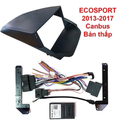 Mặt dưỡng Ford Ecosport 2013-2017 (9 inch) có CANBUS bản mặt âm