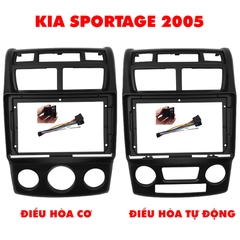 Mặt dưỡng Kia Sportage 2007- 2010  lắp màn hình dvd android 9 inch