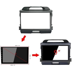 Mặt dưỡng Kia Sportage 2010 - 2015  lắp màn hình dvd android 9 inch