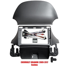 Mặt dưỡng Chevrolet Orlando 2009 - 2012 (9 inch) lắp màn android
