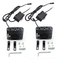 Đèn Pha LED 3 Mắt HYML U22 120W – Đèn Trợ Sáng Vàng Trắng 2 Chế Độ Cao Cấp Cho Ô Tô &amp; Mô Tô