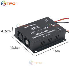 Bộ chuyển đổi điện ô tô KUERL Vỏ lớn có dây 360–720W