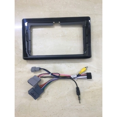 Mặt dưỡng Honda City 2020-2024 lắp màn dvd android  (9 inch) - kèm jack nguồn