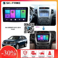 Mặt dưỡng Kia Sorento 2013 -2023 bản nhỏ  lắp màn hình dvd android 9 inch