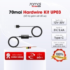 70mai Hardwire Kit Up02, Up03 Bộ kích hoạt chế độ trông xe cho camera 70mai