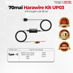 70mai Hardwire Kit Up02, Up03 Bộ kích hoạt chế độ trông xe cho camera 70mai