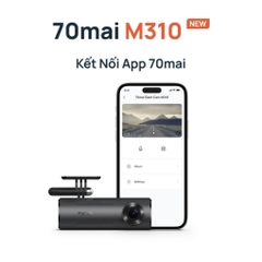 Camera hành trình 70mai M310 ghi hình 2K QHD sắc nét, giám sát đỗ xe 24H, điều khiển bằng giọng nói