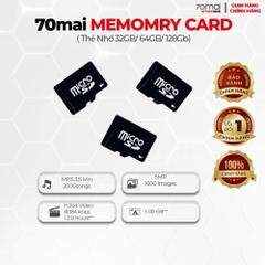 Thẻ Nhớ Chuyên Dùng Cho Camera Hành Trình 70mai Class 10 Tốc Độ Đọc Cao 100Mb/s Trở Lên