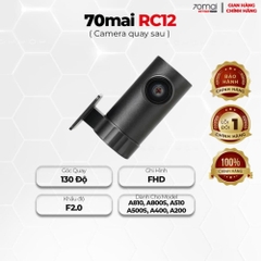 Mắt sau camera hành trình ô tô 70mai RC11, RC12 HDR dành cho 70mai A200, A500S, A510, A800S, A810