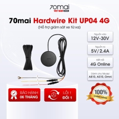 Bộ Hardwire Kit UP04 cho camera hành trình 70mai A810, A510, Omni kết nối 4G giám sát xe từ xa