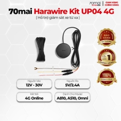 Bộ Hardwire Kit UP04 cho camera hành trình 70mai A810, A510, Omni kết nối 4G giám sát xe từ xa