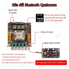 Okdiy  Mạch loa 2.1 ZK-HT21 Mô-đun bộ khuếch đại công mạch khuếch đại âm thanh 160W*2+220W bluetooth 2.1 Kênh TDA7498E