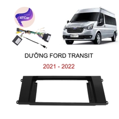 Mặt dưỡng Ford Transit 2021 - 2024lắp màn android 9 inch