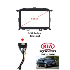 Mặt dưỡng Kia Rondo 2015-2020 lắp màn hình dvd android 9 inch