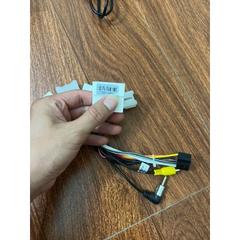 Dây nguồn lắp zin cho dòng xe toyota lắp màn hình dvd android có jack camera lùi zin của xe