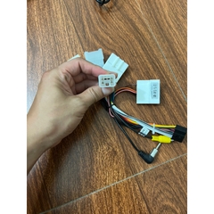 Dây nguồn lắp zin cho dòng xe toyota lắp màn hình dvd android có jack camera lùi zin của xe