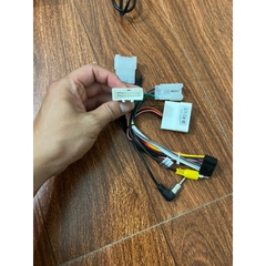 Dây nguồn lắp zin cho dòng xe toyota lắp màn hình dvd android có jack camera lùi zin của xe