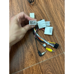 Dây nguồn lắp zin cho dòng xe toyota lắp màn hình dvd android có jack camera lùi zin của xe