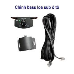 Bộ Chỉnh BASS Loa Sub Trầm Gầm Ghế Ô Tô – Điều Khiển Âm Thanh Dễ Dàng, Chất Lượng Cao