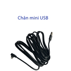 Dây cắm cam hành trình cổng mini USB dài 2,7m