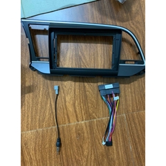 Mặt dưỡng xe Ô tô HuynDai Elantra  2015- 2019 lắp cho màn hình 9Inc