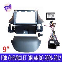 Mặt dưỡng Chevrolet Orlando 2009 - 2012 (9 inch) lắp màn android