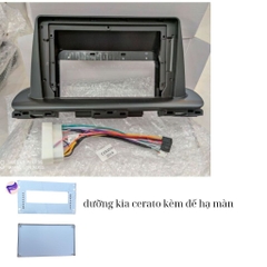 Mặt Dưỡng Kia Cerato , k3  2018-2023 Kèm Jack Nguồn Màn Android 9 Inch