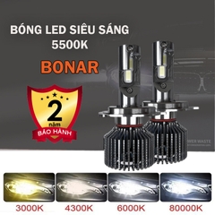 Bóng Đèn LED Xe Tải 12v- 24V Siêu Sáng BORNA G190 5500k ( Hàng thanh lý bảo hành 6 tháng đổi mới )