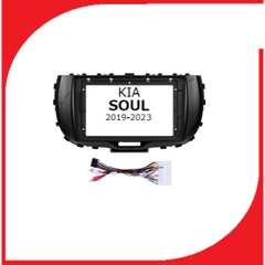 Mặt dưỡng Kia Soul 2019 - 2023 lắp màn dvd android 9 inch