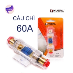 Cầu chì 60A chính hãng KUERL - chuyên dụng đấu sub ô tô , loa đài ô tô