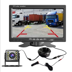 Camera Lùi Màn Hình 7 inch cho Xe Tải MCXT04 KÈM DÂY 15M