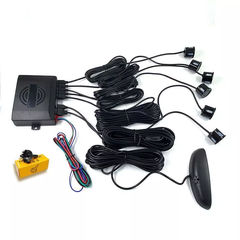 Cảm Biến Lùi 6 Mắt Cảnh Báo Va Chạm Ô Tô - mắt nhỏ 20mm ( Hàng Thanh  lý bảo hành 3 tháng chỉ còn màu đen )