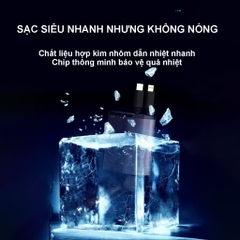 Tẩu sạc ô tô siêu nhanh, dây rút gọn có đồng hồ led hiển thị nguồn điện