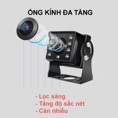 Camera lùi xe tải 2 chế độ AHD/CCD dùng được cho cả màn android và màn thường