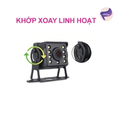 Bộ màn 7 inch kẹp gương, camera lùi xe tải 12-24V, dây 15m lắp cho xe công trình , ô tô, máy xúc, MCXT03 nguồn cắm tẩu