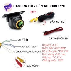 Camera Lùi - Tiến 1080P siêu nét cho xe ô tô , camera  3 chế độ dùng cho màn android , màn thường, màn zin màn taplo