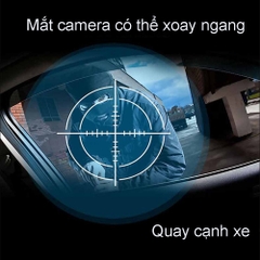 Camera hành trình quay 360° độ HT01 Cam hành trình ô tô màn 3 inch