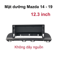 Mặt dưỡng lắp màn android xe Mazda 14-19 12.3 inch