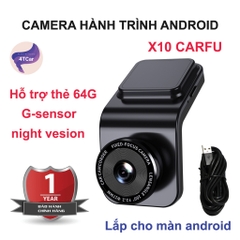 Camera Hành Trình X10 Full HD Kết Nối Màn Hình DVD Android Cho Ô Tô Xe Hơi