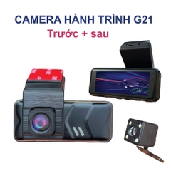 Camera hành trình trước sau 2 mắt G21 có kết nối điện thoại, cam lùi 4 mắt led ( hàng thanh lý bảo hành đổi mới 6 tháng )