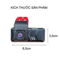 Camera hành trình trước sau 2 mắt G21 có kết nối điện thoại, cam lùi 4 mắt led ( hàng thanh lý bảo hành đổi mới 6 tháng )