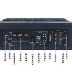 Loa sub âm thanh xe hơi bass 10