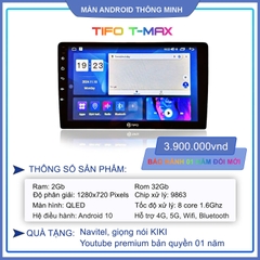 MÀN HÌNH ANDROID TIFO T-MAX – GIẢI PHÁP THÔNG MINH CHO XE HƠI HIỆN ĐẠI