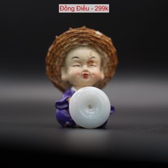 Khấu bình an trắng