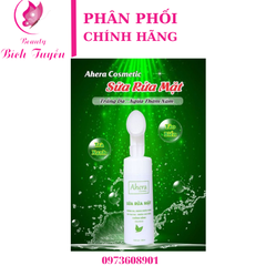 Sữa Rửa Mặt Đầu Cọ Silicon Ahera Chiết Xuất Tảo Biển Nhật 180ml