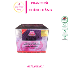 ELISE kem mụn trắng da chống nắng lão hóa da 4 in1  20 g